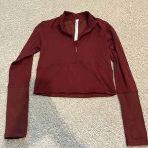 Lululemon Cropped Quarter Zip